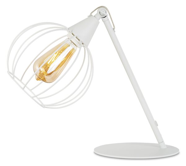 Light for home - Stolní lampa 40200 "MATRIX", 1x60W, E27, Bílá