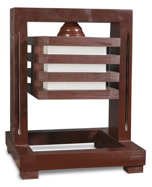 Light for home - Stolní lampa 18600 "HOUSTON", 1x40W, E27, hnědá