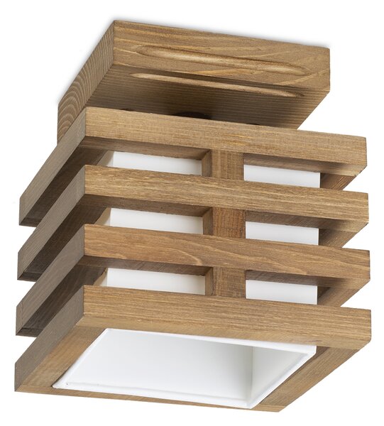 Light for home - Dřevěné stropní svítidlo v přírodním dubovém odstínu 18601 "HOUSTON", 1x40W, E27, přirozený dub