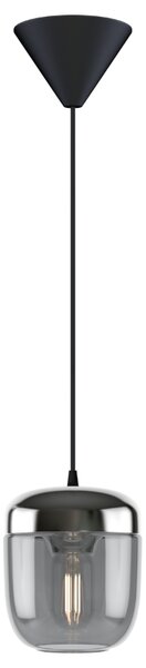 Umage Kouřově šedé skleněné závěsné stínidlo Acorn 14 cm