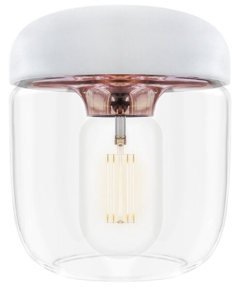Umage Bílo-měděné skleněné závěsné stínidlo Acorn 14 cm