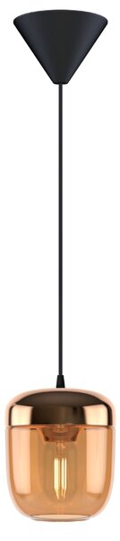 Umage Jantarově hnědé skleněné závěsné stínidlo Acorn 14 cm