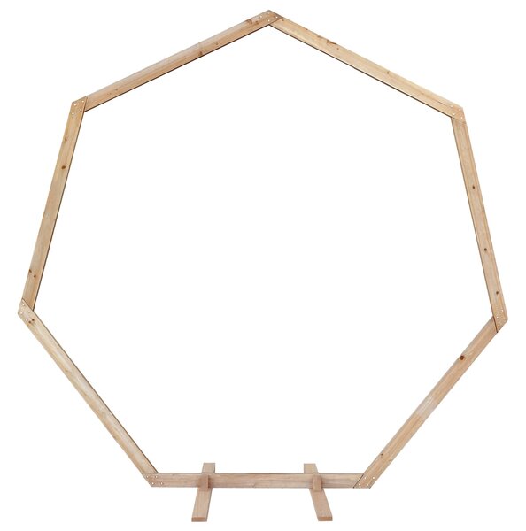 Svatební oblouk Světle hnědá 221 x 92 x 216 cm