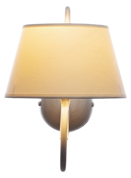 Light for home - Nástěnné svítidlo 20501 "JANET", 1x60W, E27, bílá, zlatá, patina