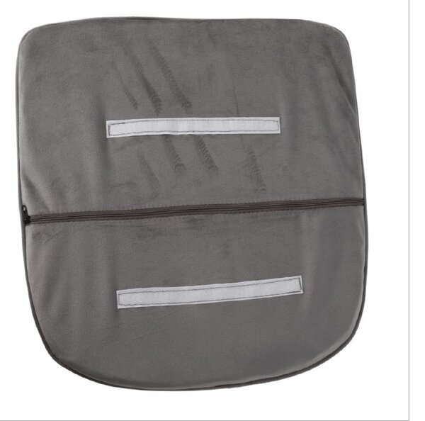 Designové křeslo VELTRA - látka Velvet, šedá / černá