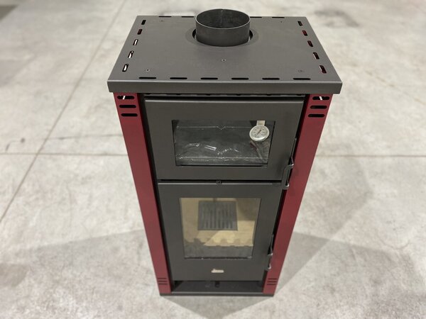 EEK A+ Sporák s pečicím prostorem PRITY K2 GT F bordeaux - 8,1 kW