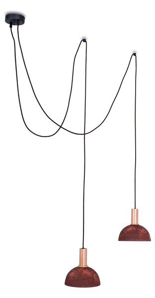 Light for home - Závěsné světlo 60355 "LIMA", 2x60W, E27, Černá