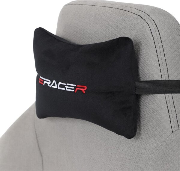 Herní křeslo E-racer COREPLAY - látka, více barev Barva: Stříbrná