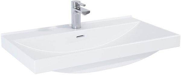 Elita Maxxi umyvadlo 81x46 cm obdélníkový nábytkový bílá lesk RE040800078060
