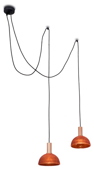 Light for home - Závěsné světlo 60355 "LIMA", 2x60W, E27, Černá