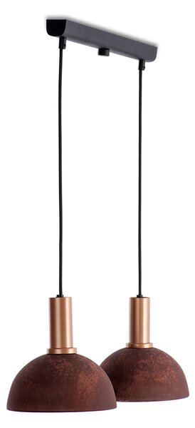 Light for home - Závěsné světlo 60205 "LIMA", 2x60W, E27, Černá