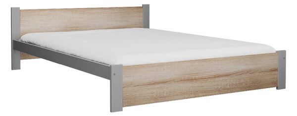 Postel IKAROS 160 x 200 cm, dub sonoma/šedá