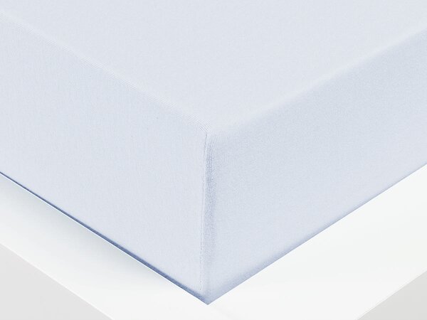 XPOSE® Dětské jersey prostěradlo Exclusive - bílé 80x160 cm