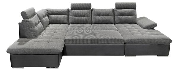 SEDACÍ SOUPRAVA, textil, šedá, černá MID.YOU - Sedací soupravy, Online Only