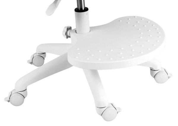 Dětská otočná židle Neoseat JUNI 023 — látka, pratelný potah, růžová