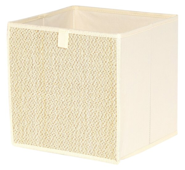 Sinsay - Úložný box s bambusovým čelem - krémová