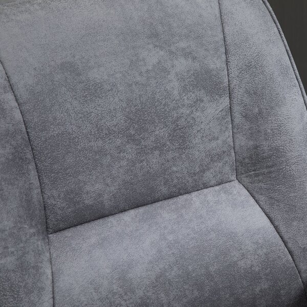 Vinsetto Kancelářská židle s náklonem - Výškově nastavitelná otáčecí židle - Ergonomická pracovní židle - Moderní design - Podporuje do 120 kg - Mikro