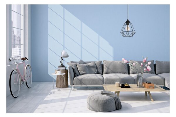 Light for home - Závěsné svítidlo na lanku s kovovým stínítkem LH003 "DIAMOND LOFT CORRAL", 1x60W, E27, Černá