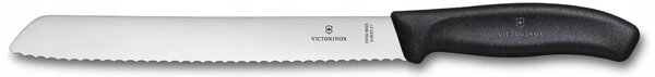 Nůž na pečivo Victorinox Swiss Classic 6.8633.21B 21 cm vroubkovaný TPE