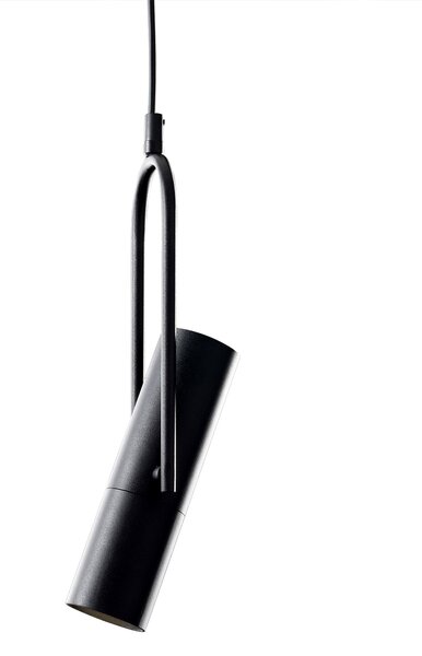 Light for home - Třílampové závěsné svítidlo 10410 "OPTICS", 3x35W, GU10, Černá