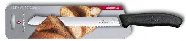 Nůž na pečivo Victorinox Swiss Classic 6.8633.21B 21 cm vroubkovaný TPE