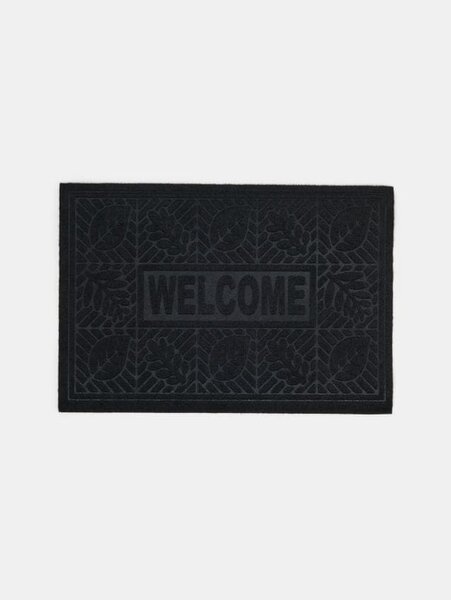 Sinsay - Rohožka s nápisem Welcome - černá