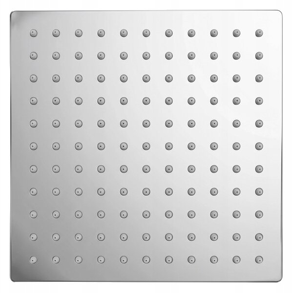 SPRCHOVÁ HLAVICE ČTVERCOVÁ REA JS-P015B CHROM UNIVERZÁLNÍ 25 cm