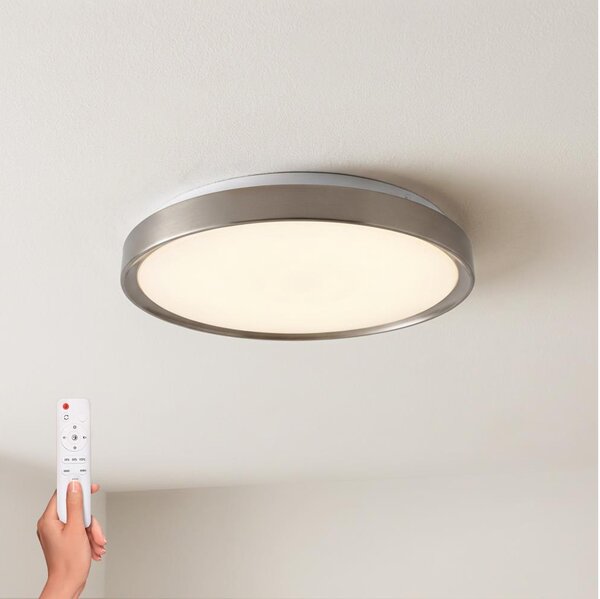 Brilagi-LED Stmív. svítidlo FANCIA LED/48W/230V 3000-6500K pr. 39 cm stříbrná+DO