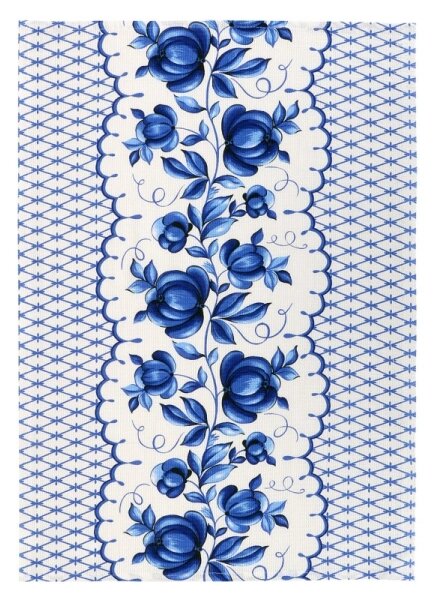 Bellatex Kuchyňská utěrka 1 ks 50x70 cm Cibulák Modrá,Bílá