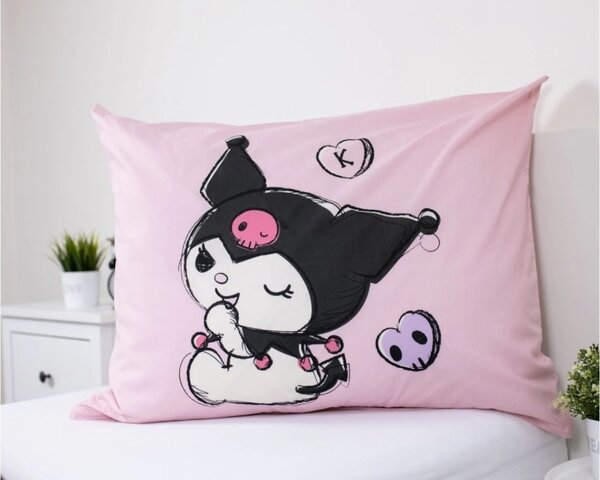 Jerry Fabrics Povlečení Kuromi HK067 140x200, 70x90 cm