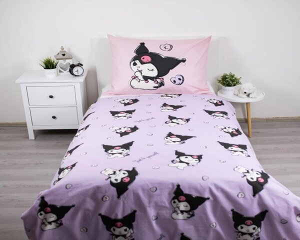 Jerry Fabrics Povlečení Kuromi HK067 140x200, 70x90 cm