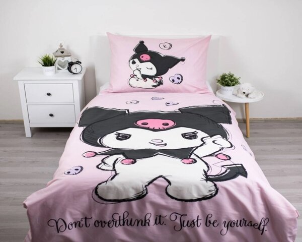 Jerry Fabrics Povlečení Kuromi HK067 140x200, 70x90 cm