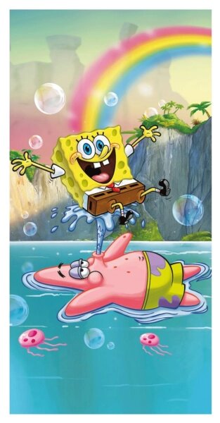 Jerry Fabrics Osuška Sponge Bob Tropical Duo 70x140