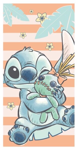 Jerry Fabrics Osuška Lilo a Stitch Tropical Hugs 70x140 cm