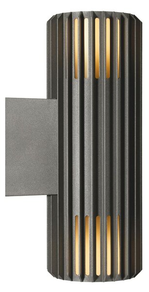Nordlux 2418121250 Aludra, venkovní nástěnné svítidlo 1xE27, šedá, výška 34cm