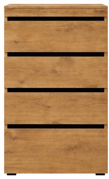 Botník s výklopnými dvířky Matkam 60 x 103,8 x 37 cm dub wotan