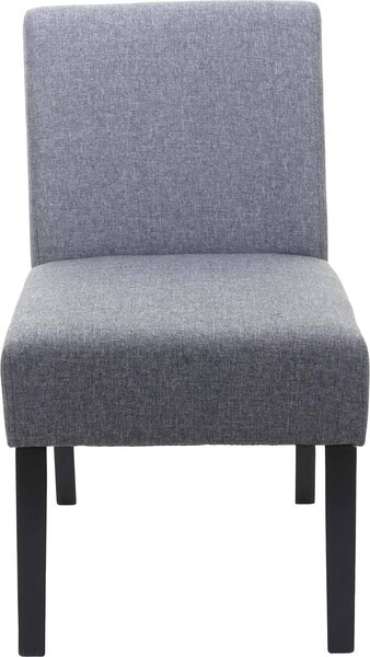 Sada 2 jídelních židlí HWC-F61, židle lounge chair, látka/textil tmavě šedá
