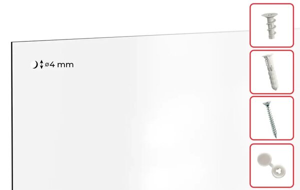Magnetická tabule SLIMboard bezrámová smazatelná za sucha 305x122 cm, PME305x122