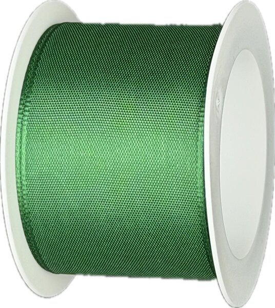 Stuha taftová COLORINO tmavě zelená 40mm x 2m (12,- Kč/m)
