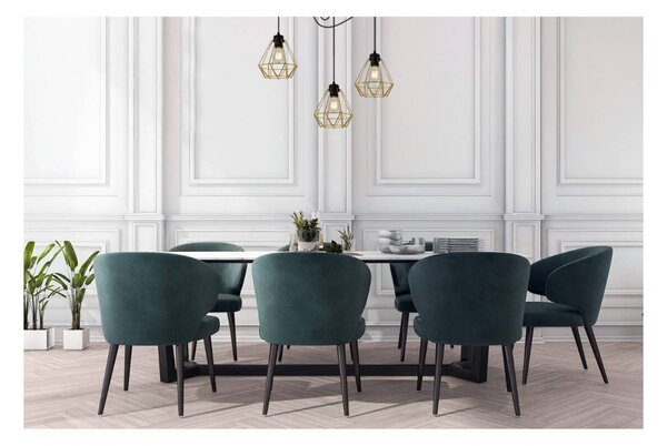 Light for home - Elegantní závěsné svítidlo SPIDER NUVOLA GOLD 2034/3, zlaté kovové stínidlo, 3x60W, E27, černá, zlatá