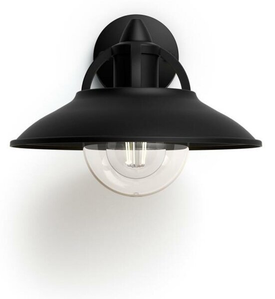 Venkovní nástěnné svítidlo Philips Cormorant 17381/30/PN E27 1x42W bez zdroje, IP44, černé