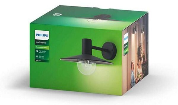 Venkovní nástěnné svítidlo Philips Skua 17382/30/PN černé