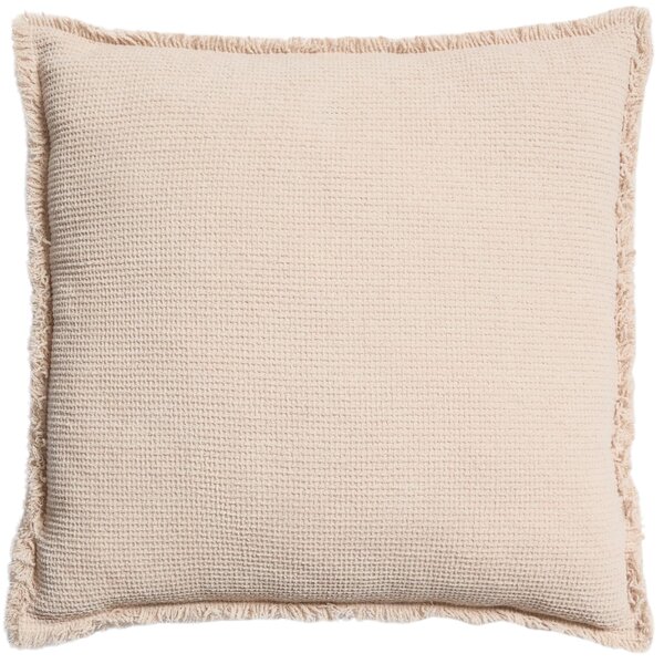 Kave Home Krémový bavlněný povlak na polštář Meral 45 x 45 cm