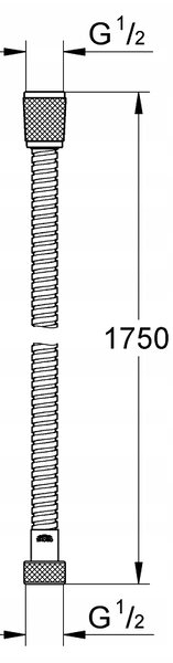 Sprchová hadice Grohe 175 cm 28139001