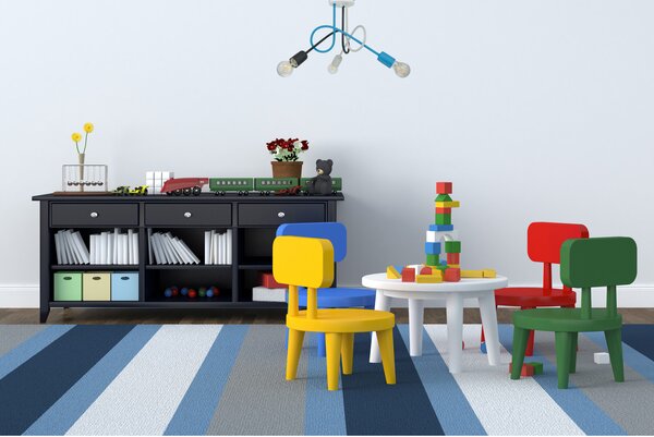 Light for home - Závěsné svítidlo 1001/3M4 MONDO, 3xE27/60W, tyrkysová, černá, šedá, 3x60W, E27, tyrkysová, černá, šedá