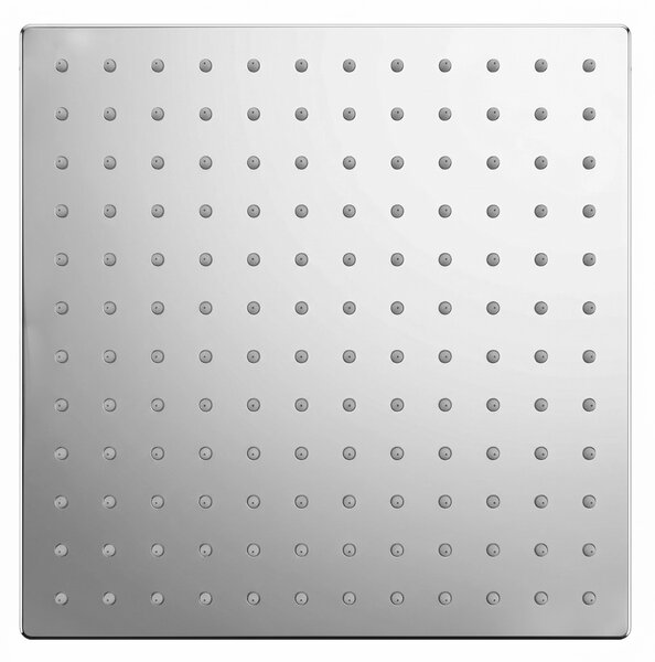 SPRCHOVÁ HLAVICE ČTVERCOVÁ REA JS-P015B CHROM UNIVERZÁLNÍ 30 cm