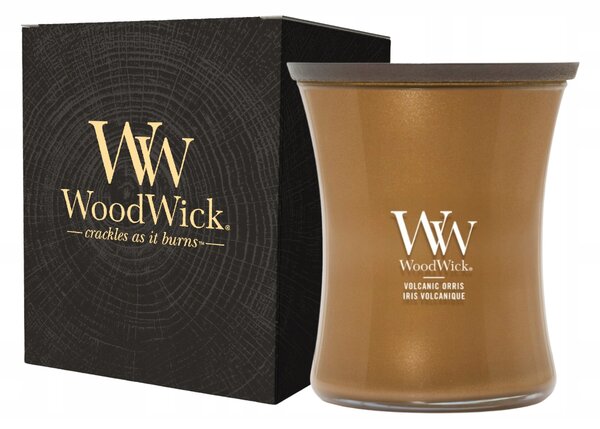 WoodWick svíčka střední VOLCANIC ORRIS