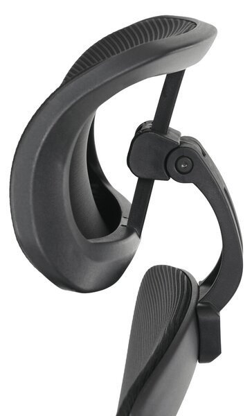 Ergonomická kancelářská židle VEBRUA - černá síťovina