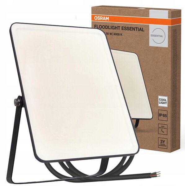 LED Reflektor Venkovní Světlomet 50W 4000K Černý