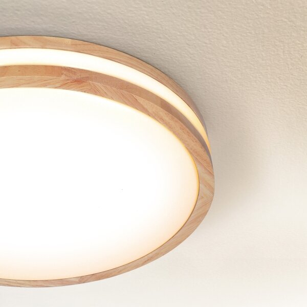 Brilagi - LED Stropní svítidlo MOLINA LED/24W/230V dub pr. 29 cm